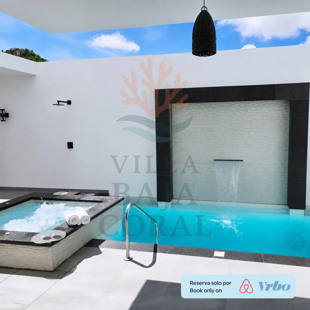 Alberca y jacuzzi / Pool and jacuzzi